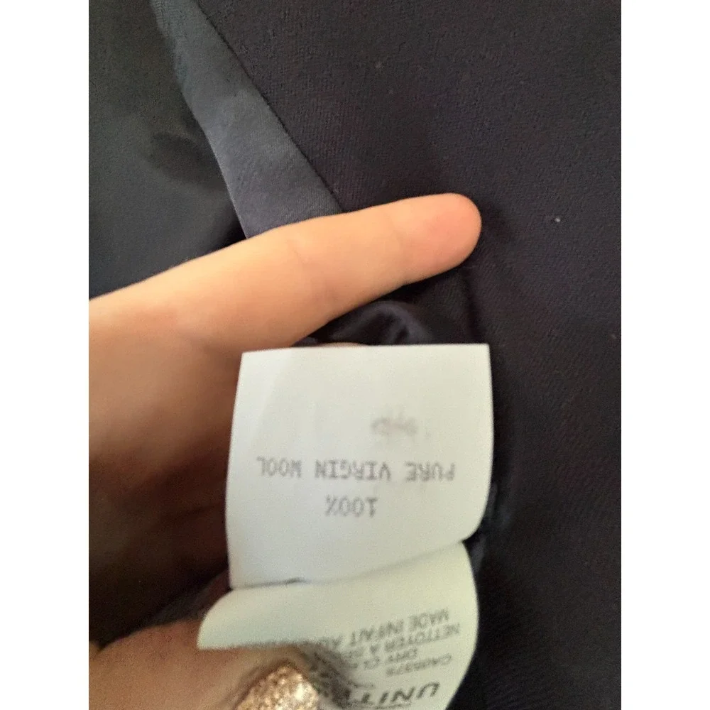 Botnay 500 Navy Wool Blazer Gold Buttons Canada‎ 36R *tiny flaw